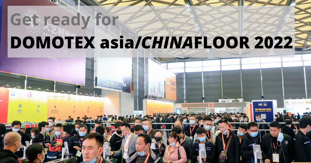 Visitor Registration at DOMOTEXasia/CHINAFLOOR is Now OPEN