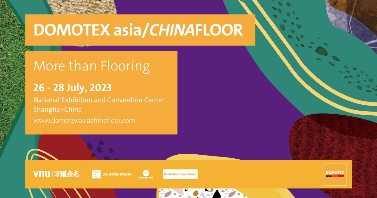 The visitor registration platform for attending DOMOTEX asia/CHINAFLOOR 2023 is now open to all worldwide flooring professionals