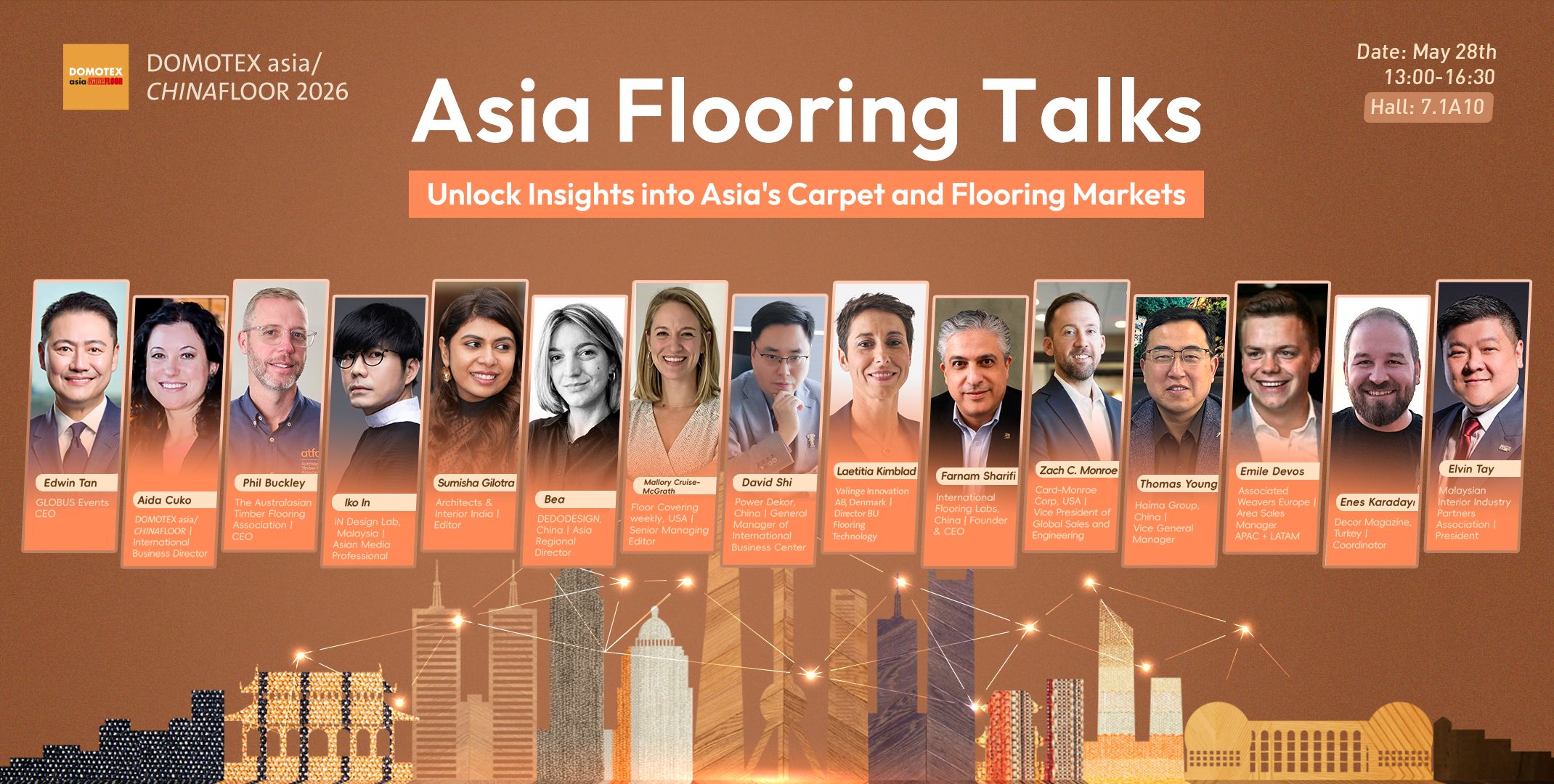 Unlock Asia’s Flooring Market Insights – Join Asia Flooring Talks at DOMOTEX asia/CHINAFLOOR 2026